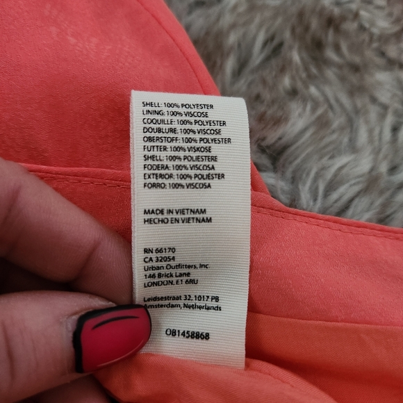 Free People Simone Mini Dress in Peach‎ NWT Women's Size Small - Picture 10 of 16